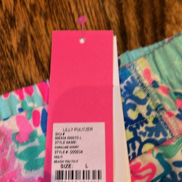 Lilly Pulitzer Coraline Beach You To It Shorts Large NWT - Picture 10 of 12